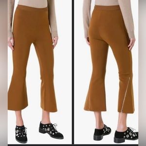 NWT Stella McCartney Gray Crop Flair Wool Pants - Size 36 ( XS)